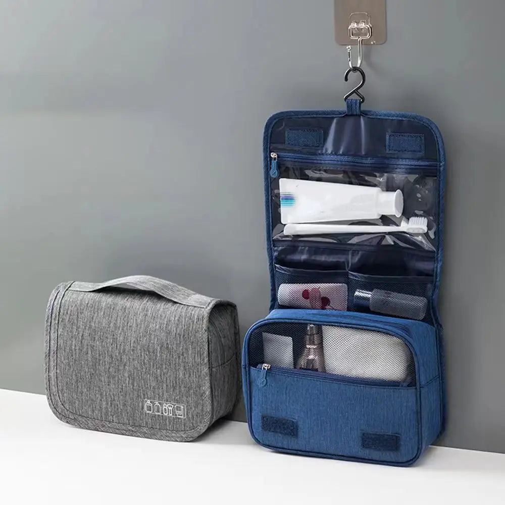 Hanging Toiletry Bag - Space-Saving Organizer for Cabin Bathrooms